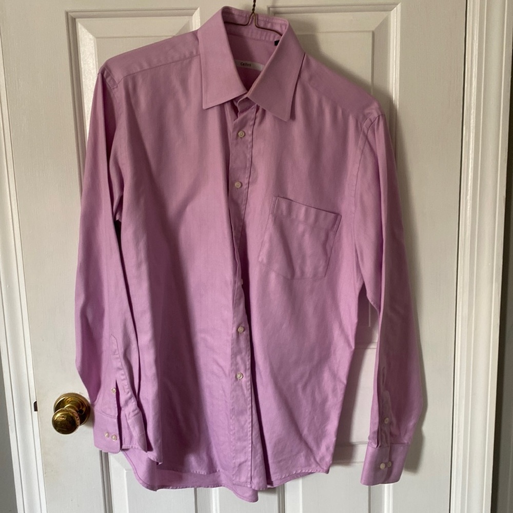CELLINI pink long sleeve buttons down shirt in perfect condition